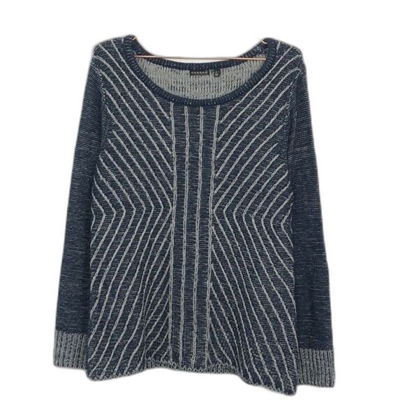Hannah Pattern Scoop-Neck Sweater Like new size Large - Picture 2 of 6